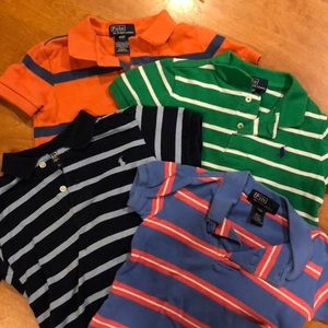 Boys Striped s/s Polo